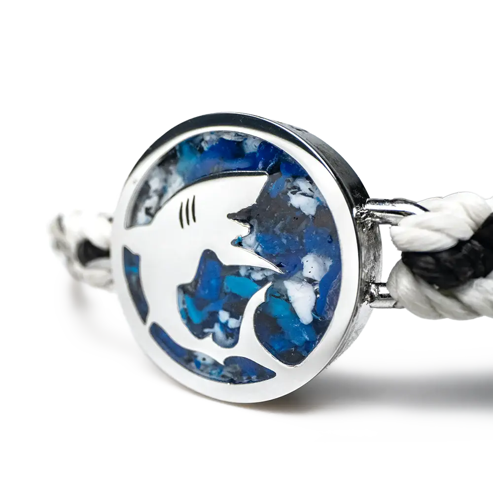 4ocean Microplastics Shark Bracelet | Artisans.