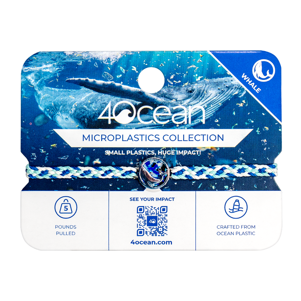 4ocean Microplastics Whale Bracelet | Artisans.
