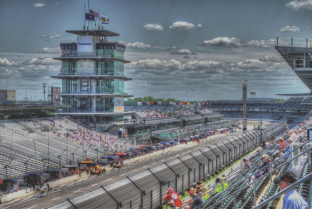 Hulman Suites Indianapolis Motor Speedway - Wooden Jigsaw Puzzle Medium | Artisans.
