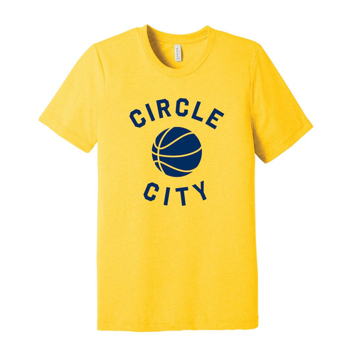 Circle City Basketball Gold Out Unisex Triblend T-shirt | Artisans.