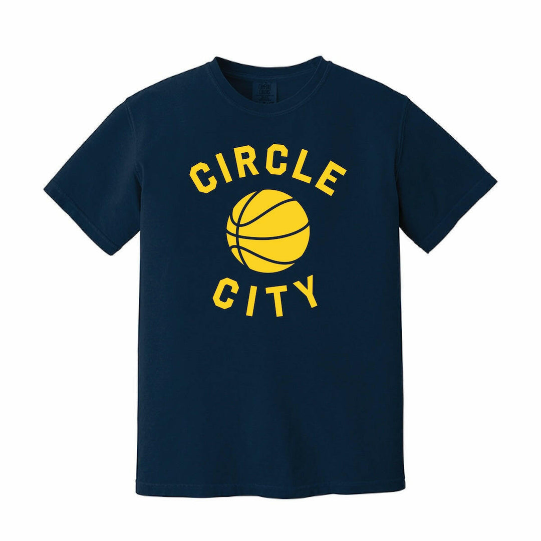 Circle City Basketball Unisex Garment-Dyed Cotton T-shirt | Artisans.