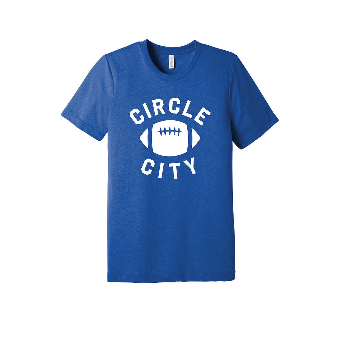 Circle City Football Unisex Triblend T-shirt | Artisans.