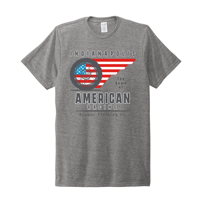 Home of American Racing Tri-blend T-shirt | Artisans.