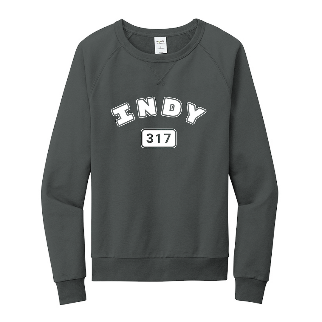 Indy 317 Unisex Organic Cotton French Terry Crewneck | Artisans.