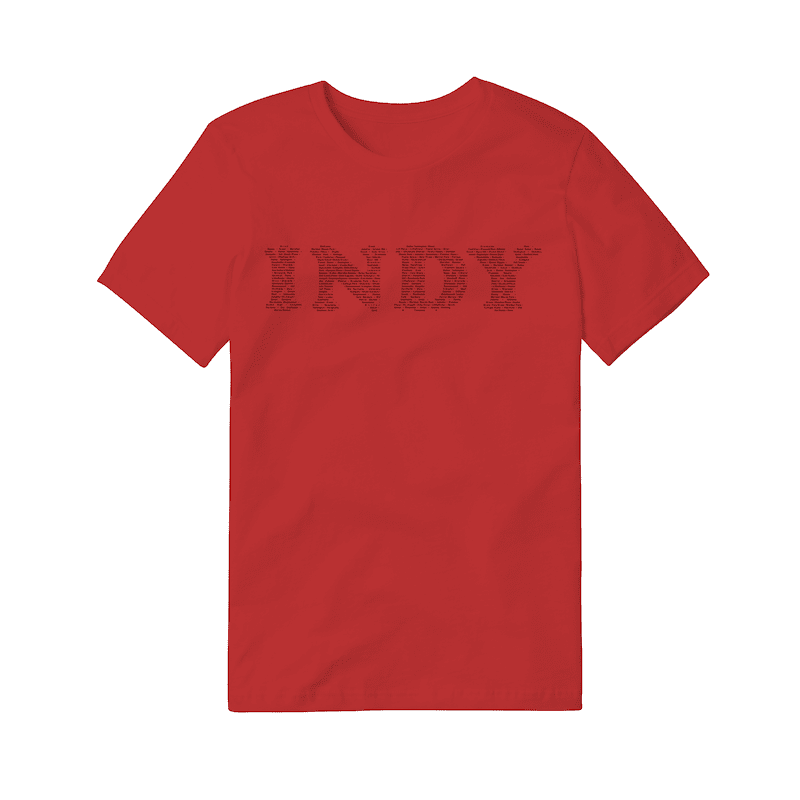 Indy Neighborhoods Compact Unisex Eco Tri-blend T-shirt | Artisans.