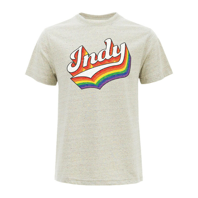 Indy Rainbow Unisex Eco T-shirt | Artisans.