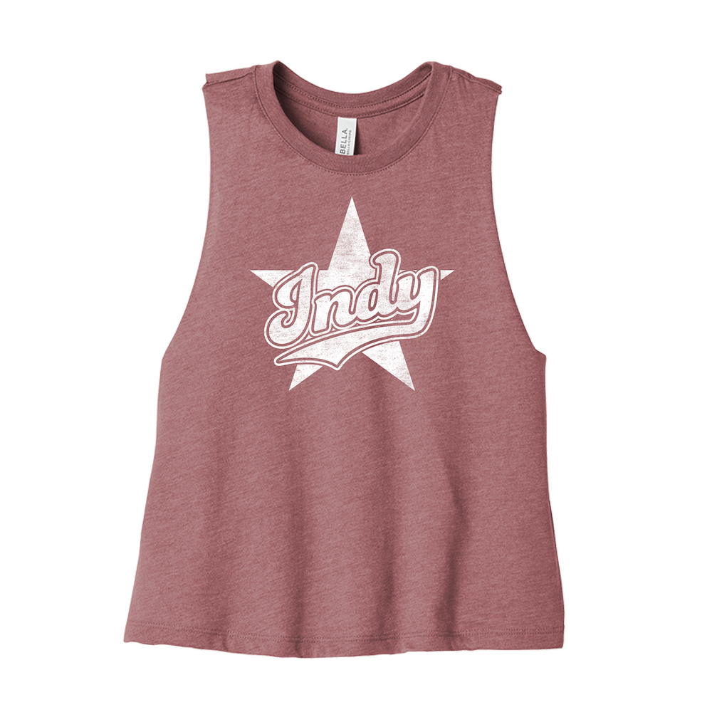 Indy Star Racerback Women's Cropped Tank | Artisans.