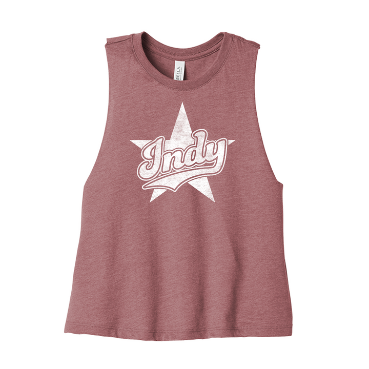 Indy Star Racerback Women's Cropped Tank | Artisans.