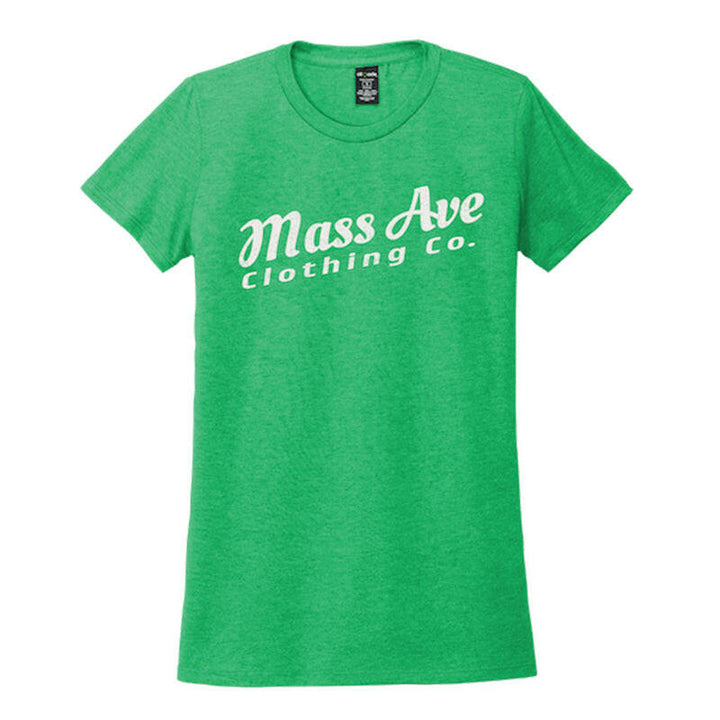 Mass Ave Clothing Co. Cream Logo Women's Eco Tri-blend T-shirt | Artisans.