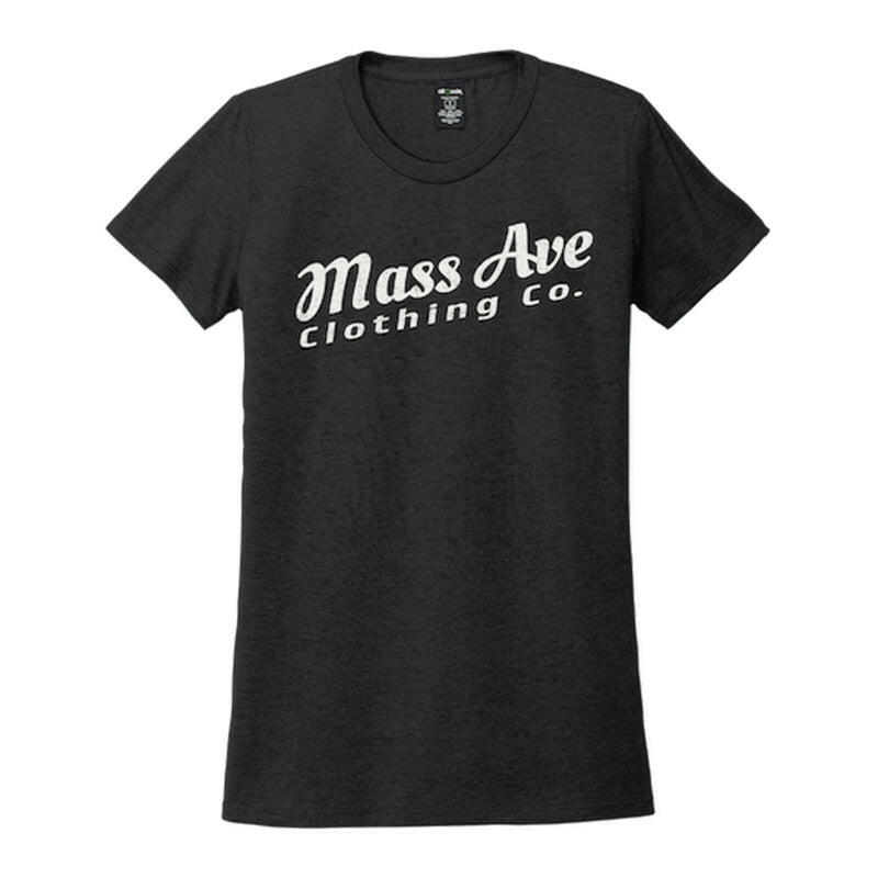 Mass Ave Clothing Co. Cream Logo Women's Eco Tri-blend T-shirt | Artisans.