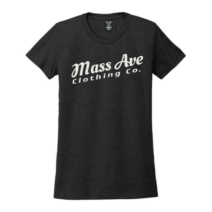 Mass Ave Clothing Co. Cream Logo Women's Eco Tri-blend T-shirt | Artisans.