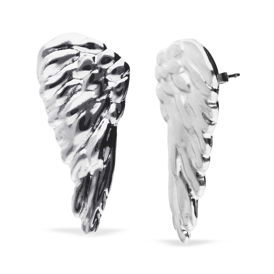 UNOde50 Ser Invencible Silver Earrings
