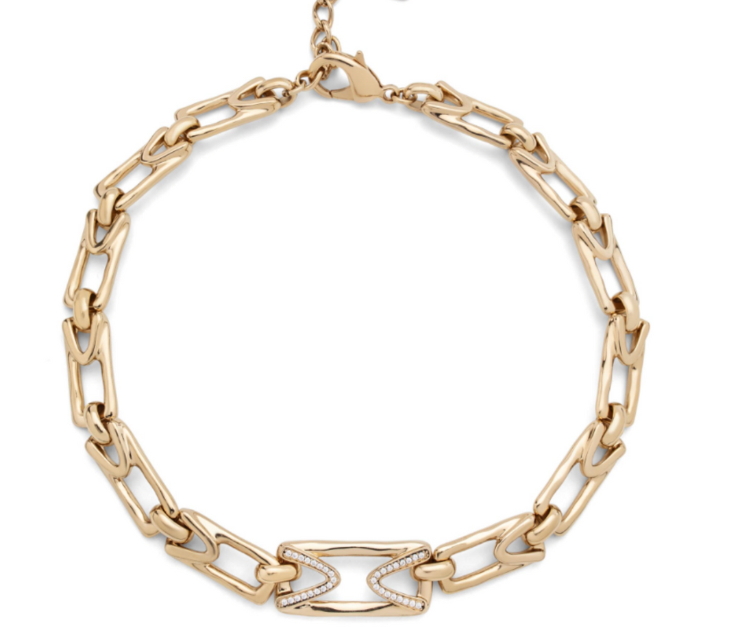 UNOde50 Impressive Topaz Gold Necklace