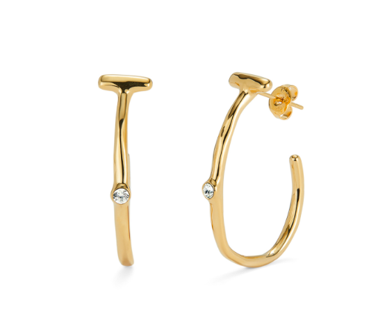 UNOde50 Ser Indomitable Gold Earrings