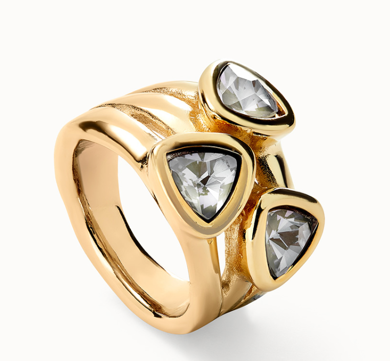 UNOde50 Ser Camaleónica Gold Ring