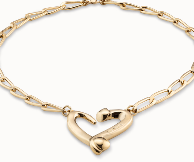 UNOde50 ONE LOVE Gold Necklace