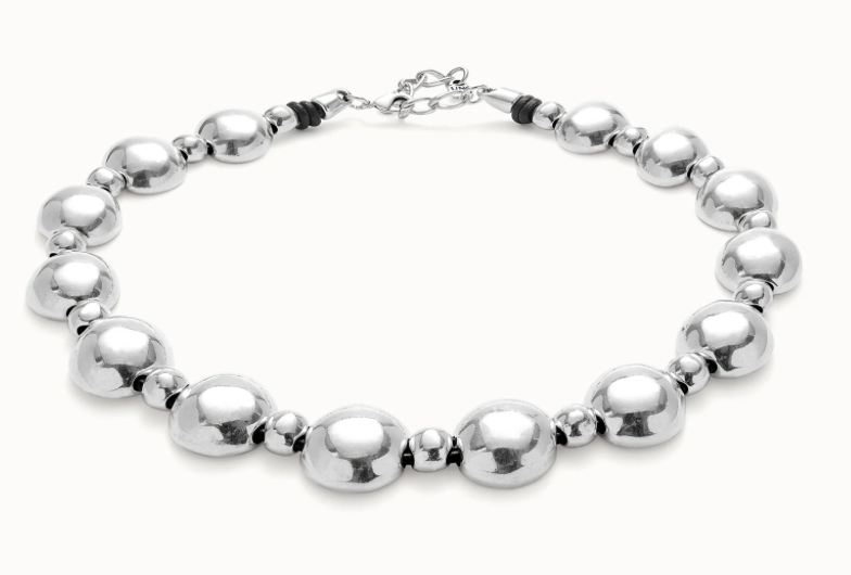 UNOde50 Ser Intrepida Silver Necklace