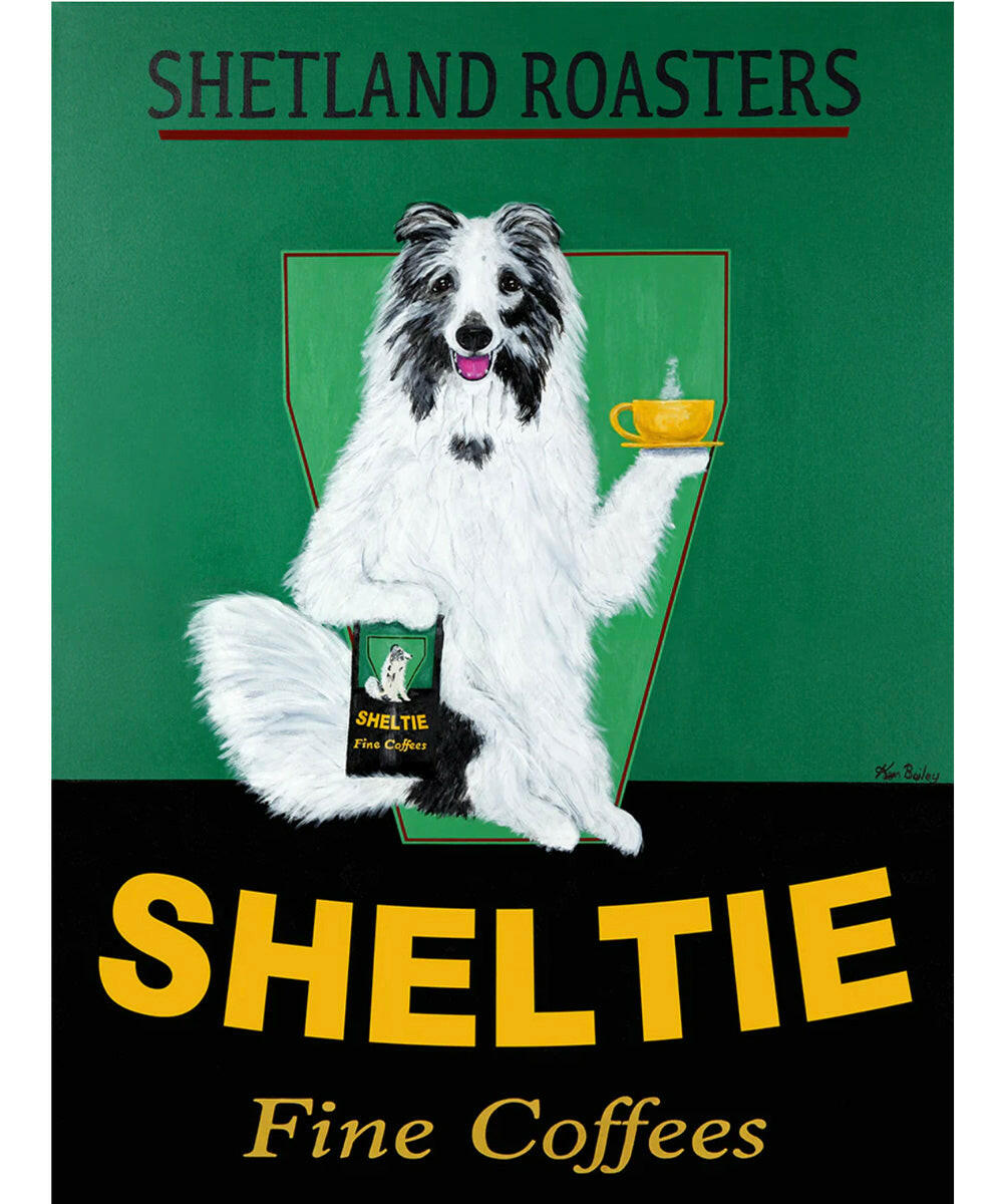 Sheltie Fine Coffees Limited Edition Print | Artisans.