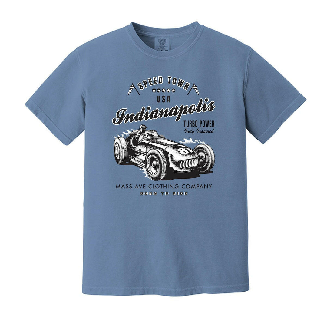 Speed Town Unisex Garment-Dyed Cotton T-shirt