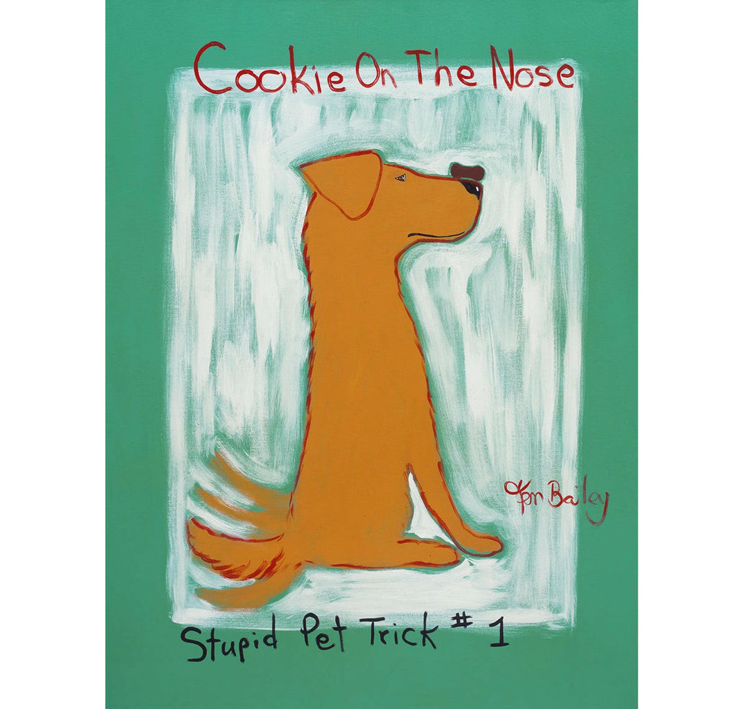 Stupid Pet Trick 1 "Cookie on the Nose" Limited Edition Print | Artisans.