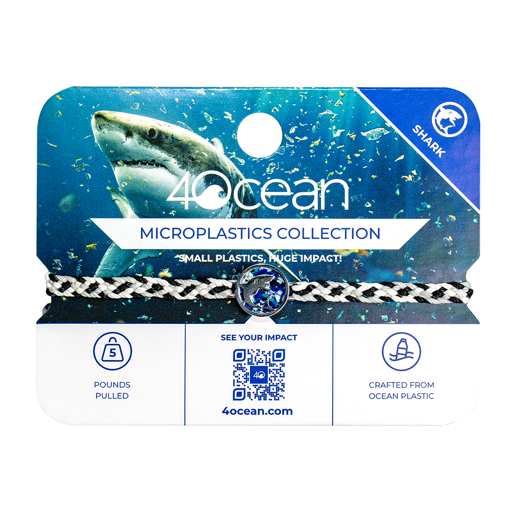 4ocean Microplastics Shark Bracelet | Artisans.