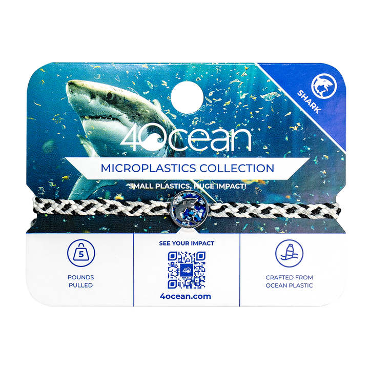4ocean Microplastics Shark Bracelet | Artisans.