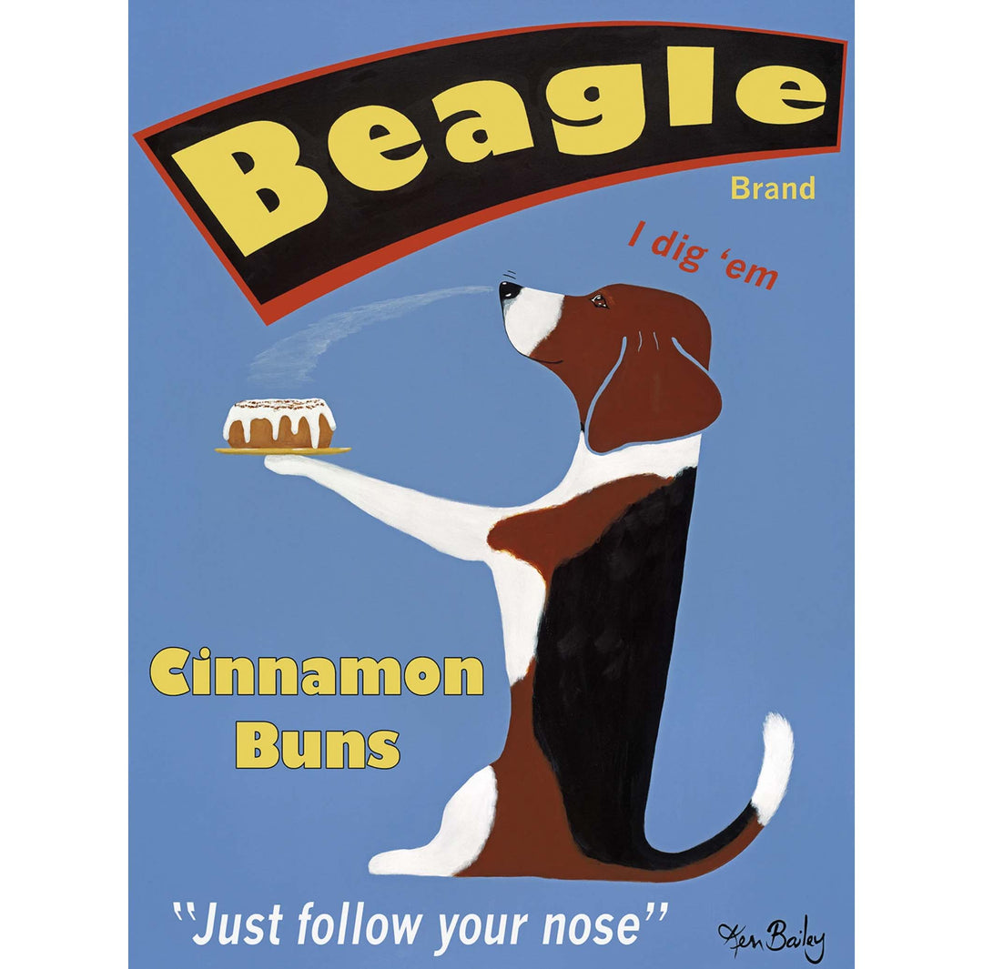 Beagle Cinnamon Buns Limited Edition Print