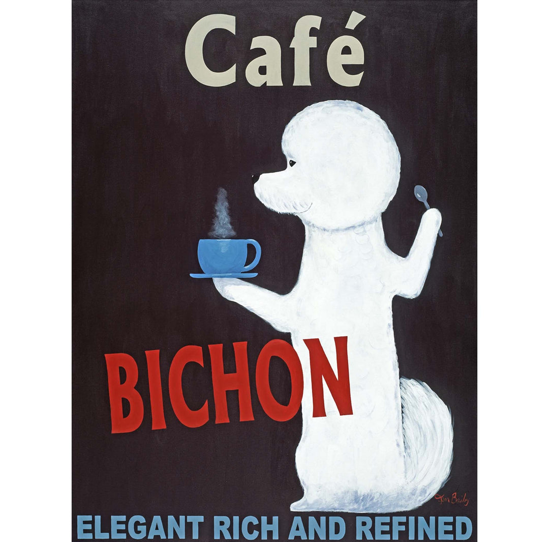 Bichon Cafe Limited Edition Print