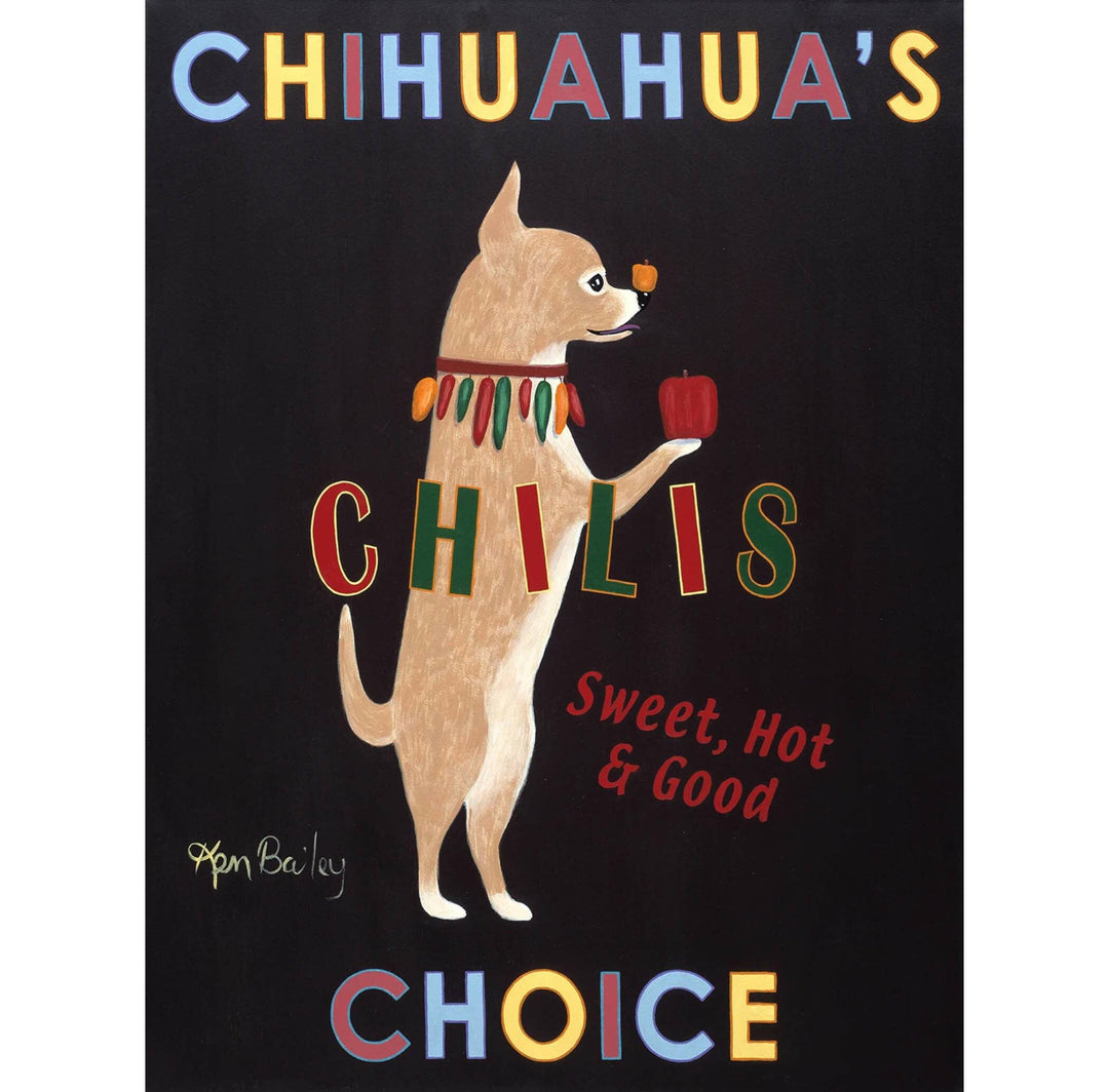 Chihuahua Chilis Choice Limited Edition Print | Artisans.