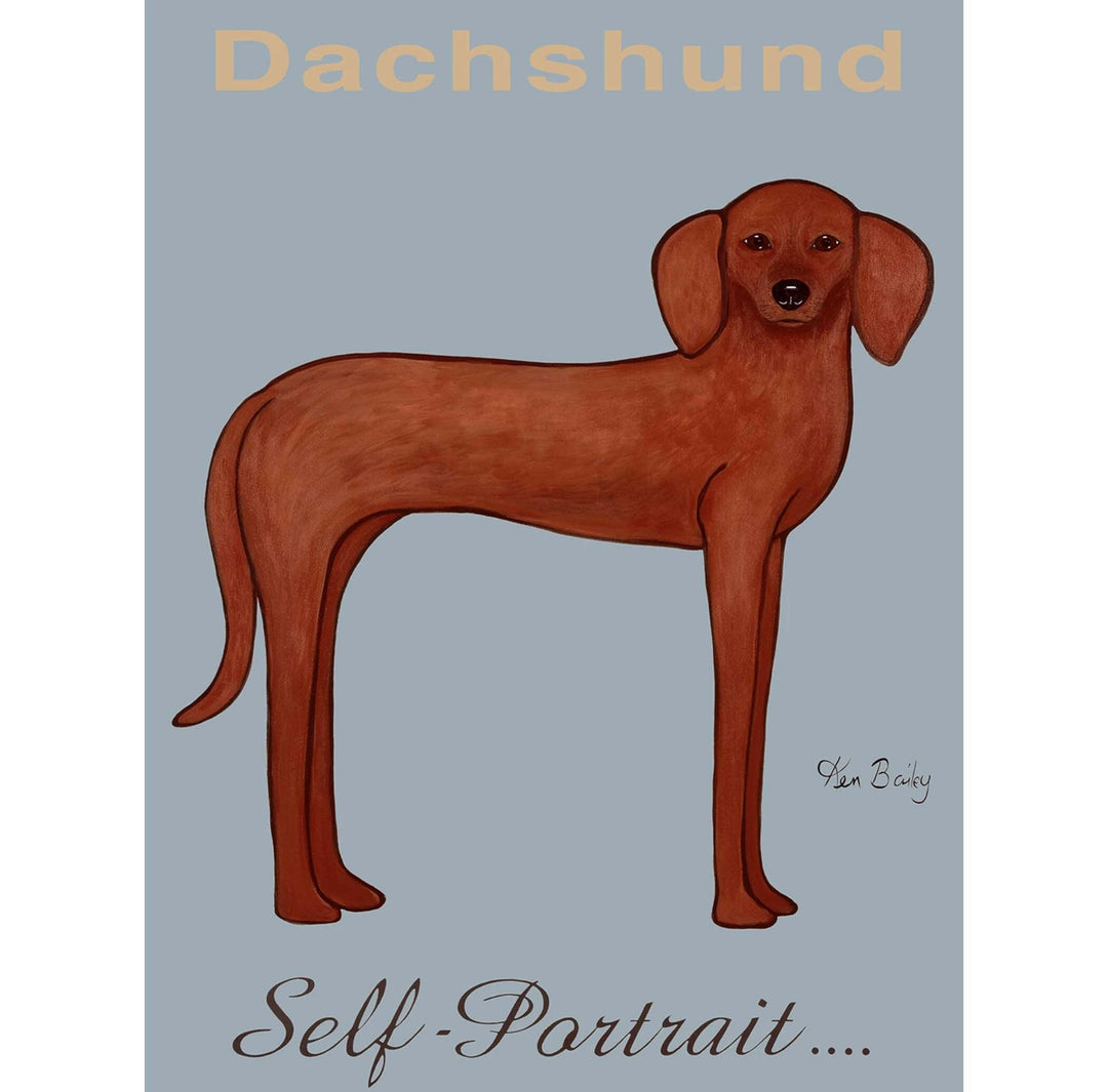Dachshund Self Portrait Limited Edition Print | Artisans.