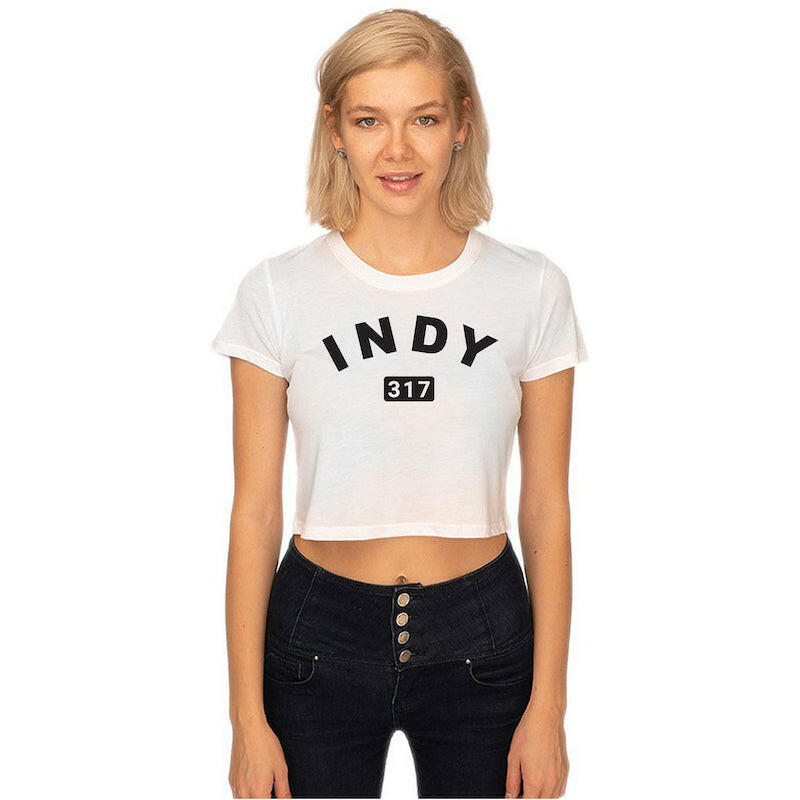 Indy 317 Women's Crop Top Duoblend T-shirt | Artisans.