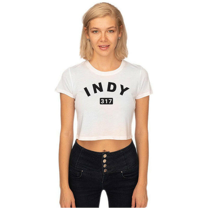 Indy 317 Women's Crop Top Duoblend T-shirt | Artisans.