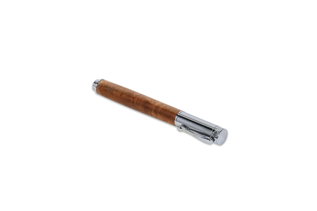 Roots & Jones Hawaiian Curly Koa Wood Magnetic Rollerball Pen