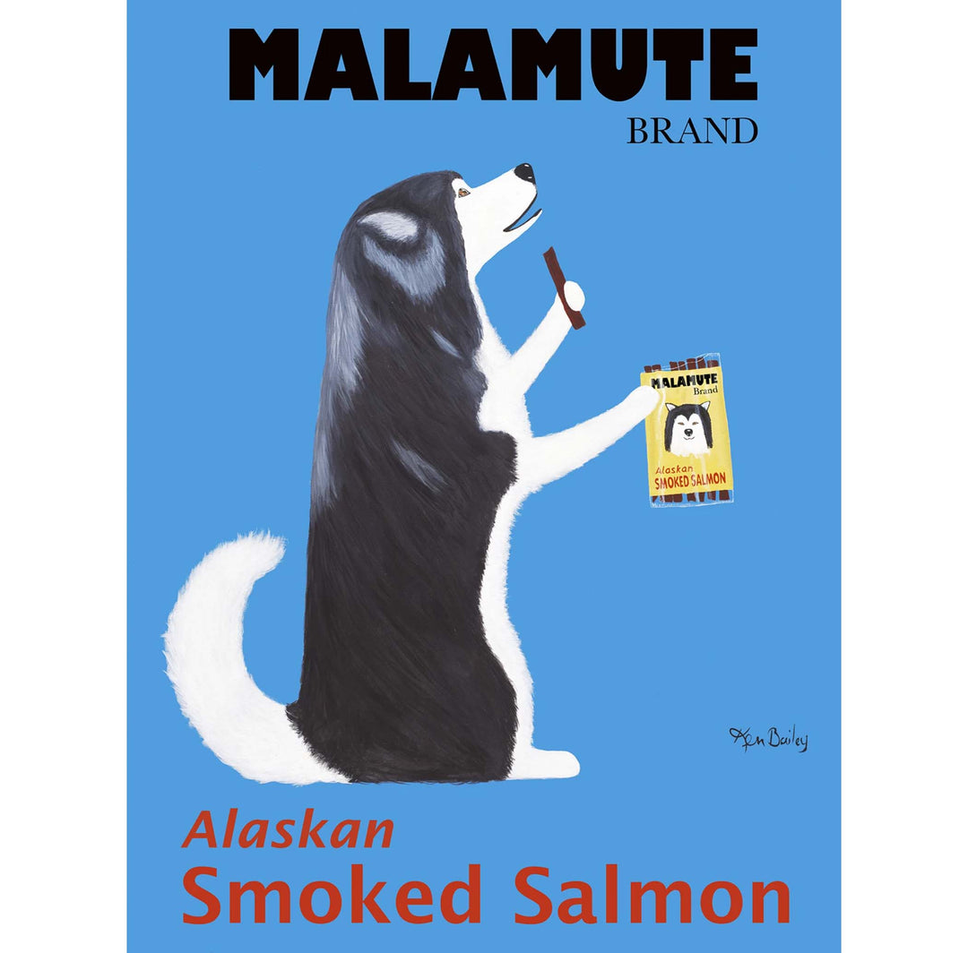 Malamute Alaskan Smoked Salmon Limited Edition Print