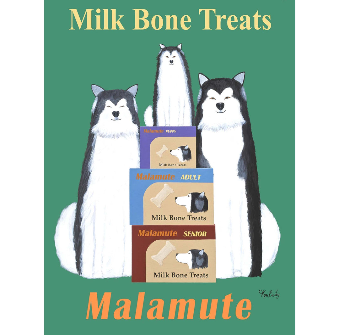 Malamute Milk Bone Treats Limited Edition Print