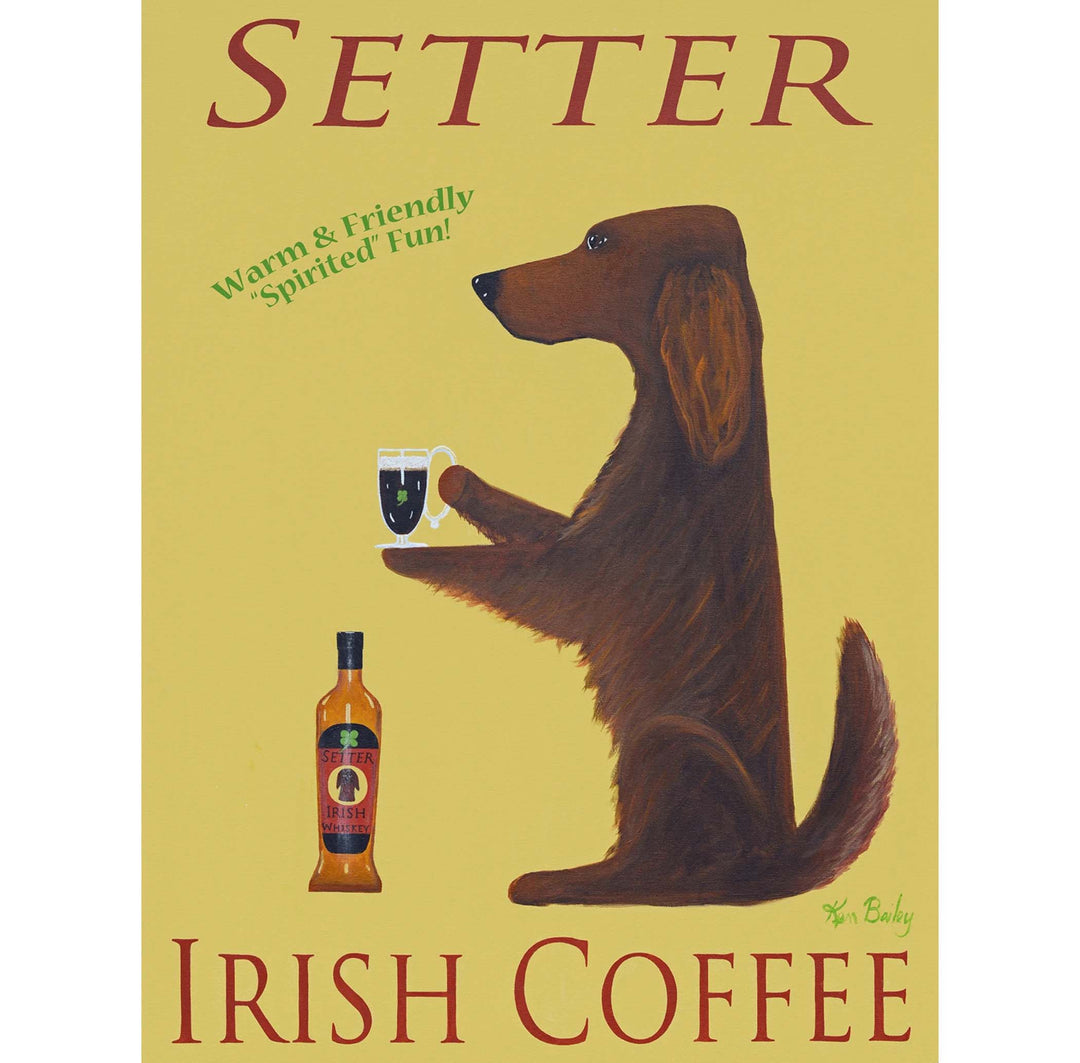 Setter Irish Coffee Limited Edition Print