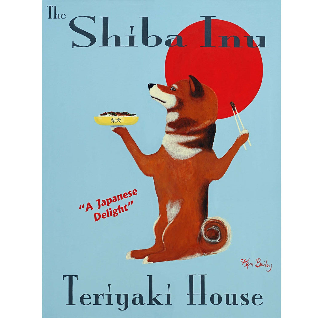 Shiba Inu Teriyaki House Limited Edition Print