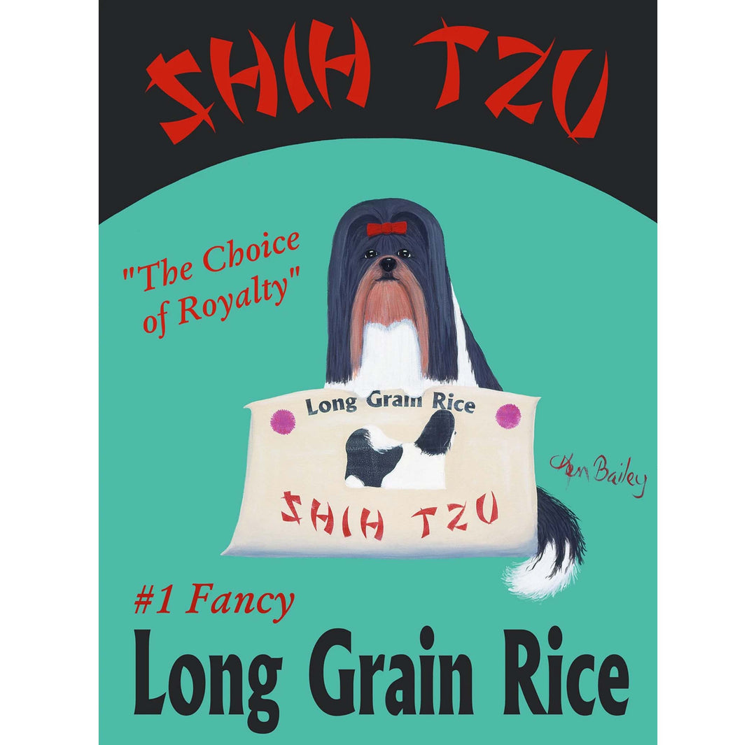 Shih Tzu Long Grain Rice Limited Edition Print
