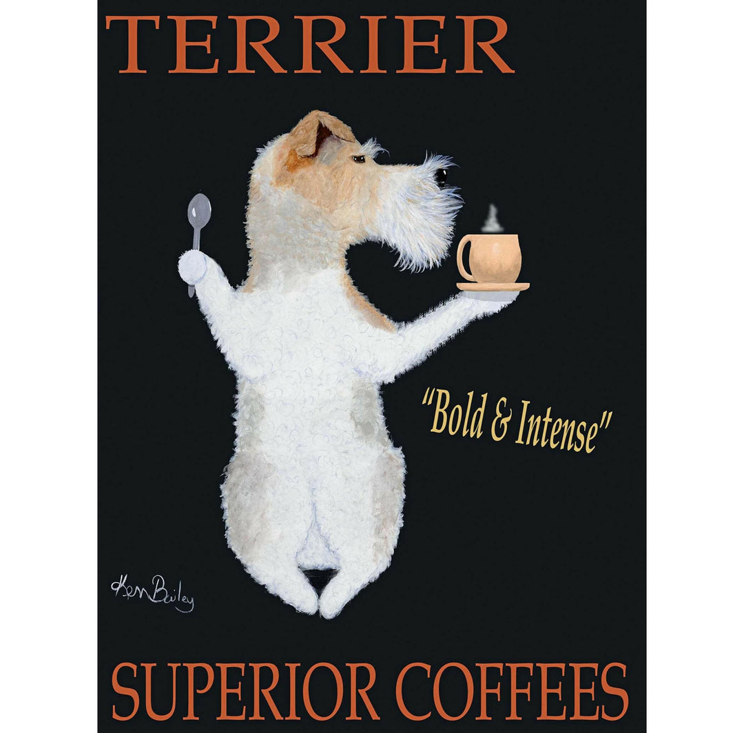 Terrier Superior Coffees Limited Edition Print | Artisans.