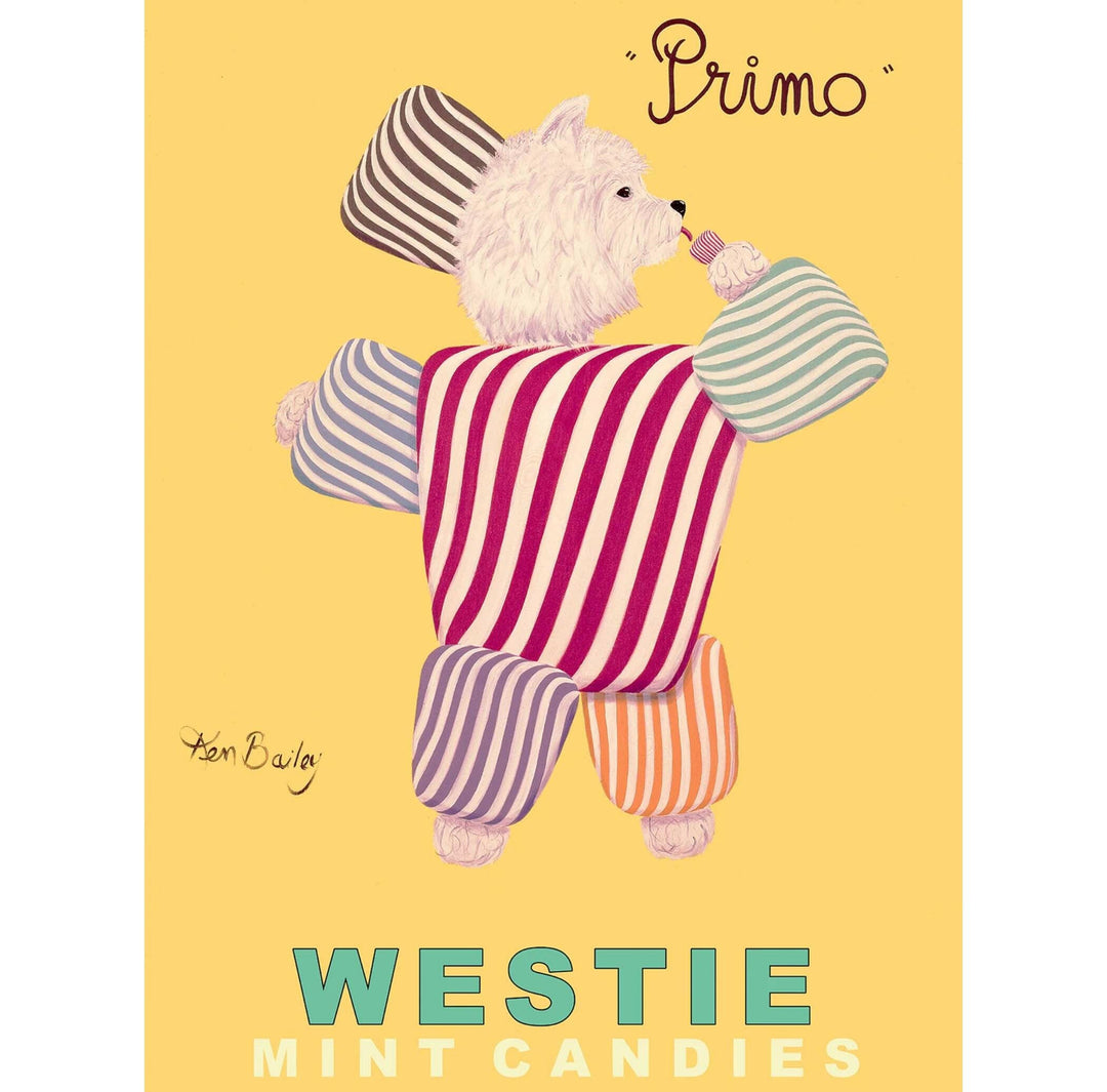 Westie Mint Candies Limited Edition Print | Artisans.