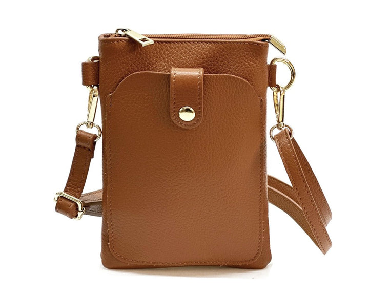 Essence Leather Crossbody Bag