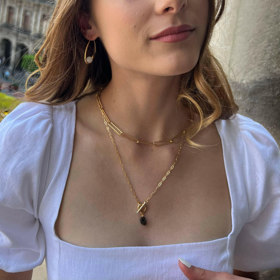 Toggle Clasp with Gemstone Necklace | Artisans.