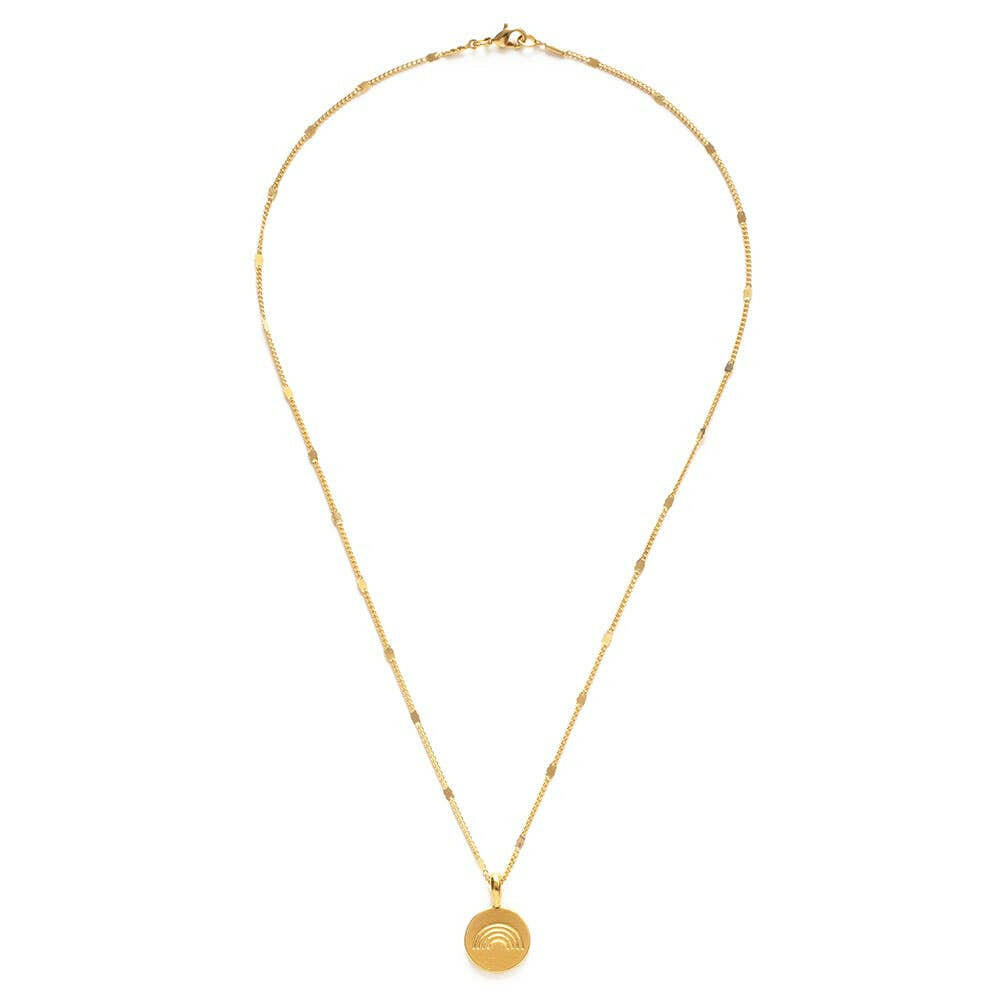 Rainbow Medallion Necklace | Artisans.