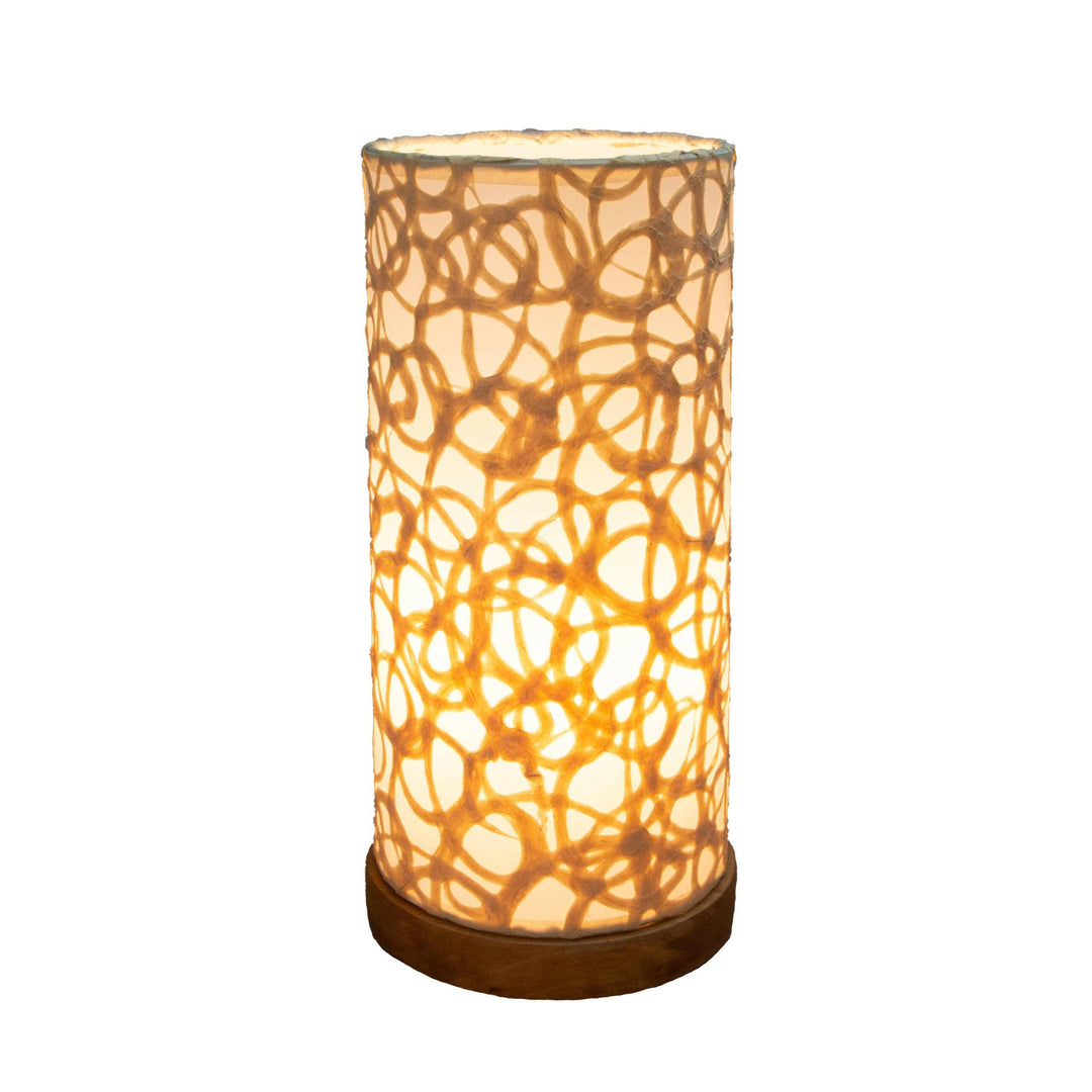 Paper Cylinder Table Swirl | Artisans.