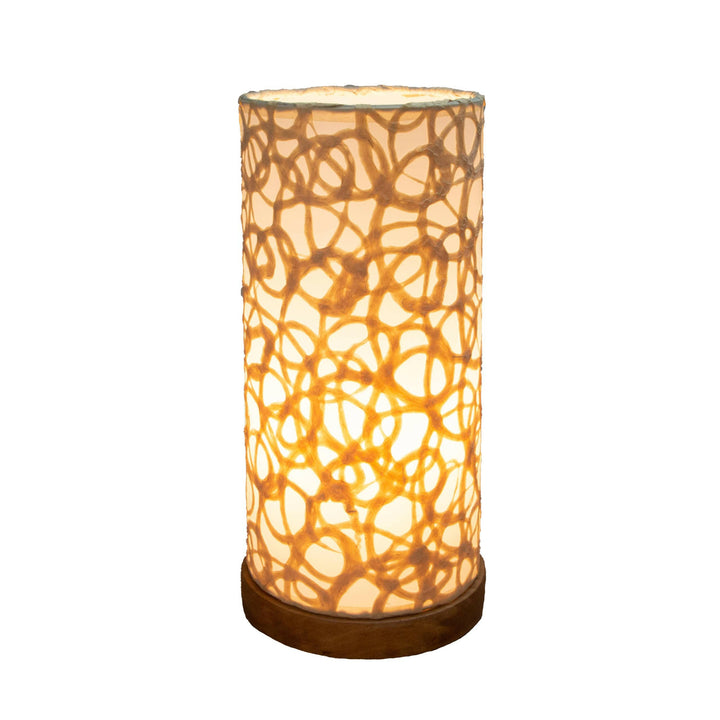 Paper Cylinder Table Swirl | Artisans.