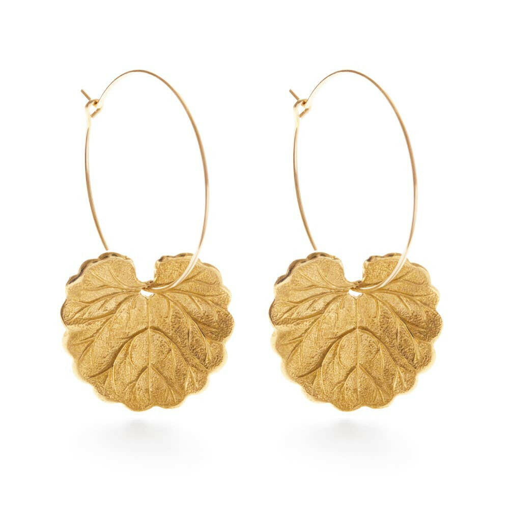 Geranium Leaf Hoops | Artisans.