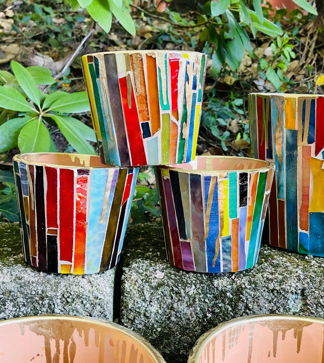 5" Planter ~ Mosaic Arte | Artisans.