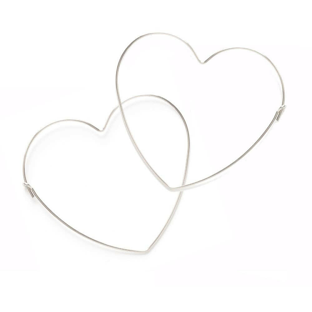 Heart Hoop Earrings | Artisans.