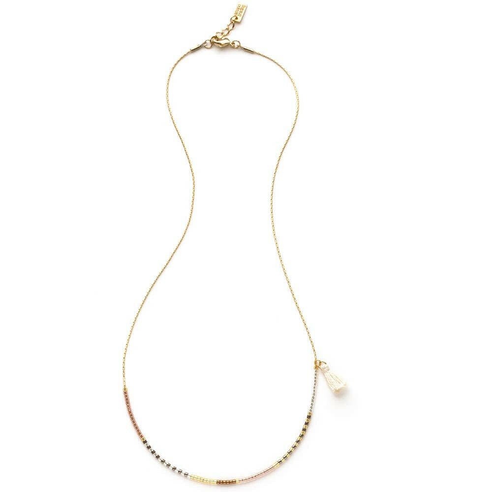 Japanese Seed Bead Necklaces: Sky | Artisans.