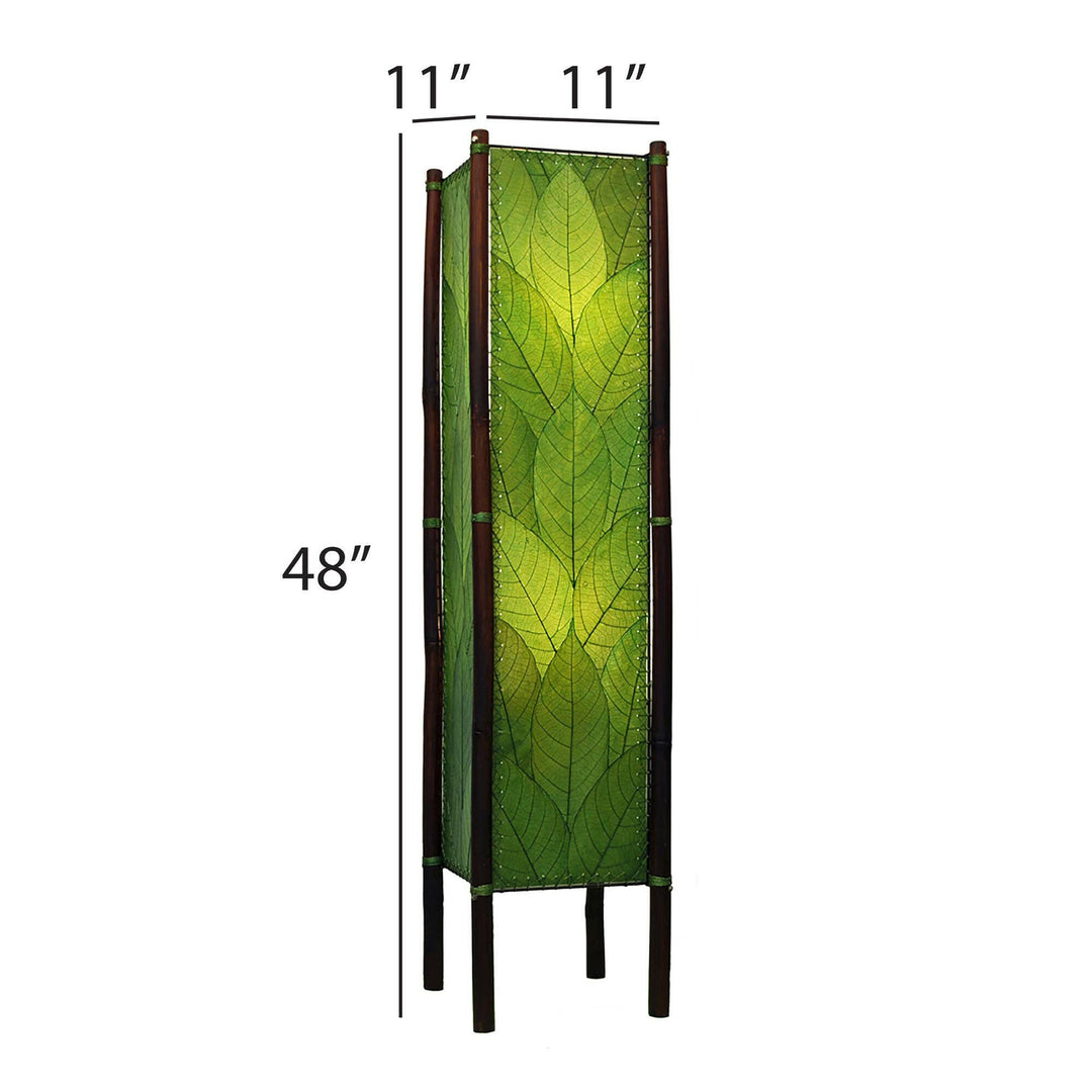 Fortune Large Floor Lamp Green | Artisans.